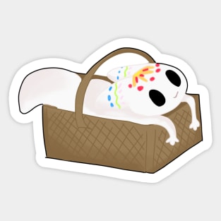 Rainworld slugcats easter Sticker